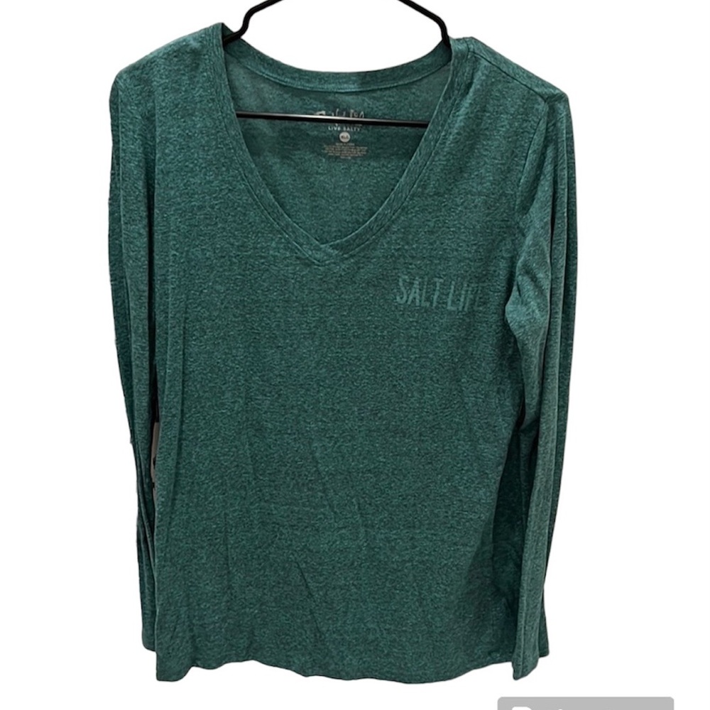 Light Long Sleeved Teal Salt Life Shirt